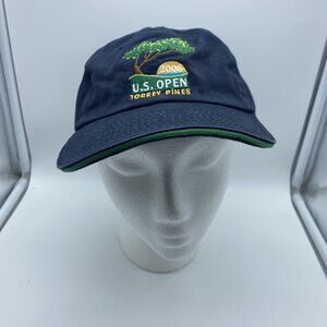 US Open Torrey Pines 2008 Blue Baseball Hat Cap Adjustable Strap-back Golf